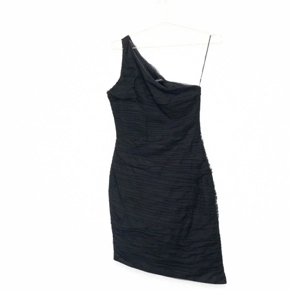 DKNY. One Shoulder Tulle Cocktail Dress. - Picture 11 of 12